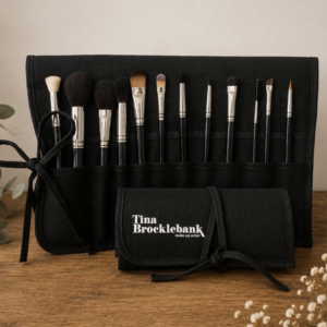 Pro Brush set with Brush wrap, 12 brushes