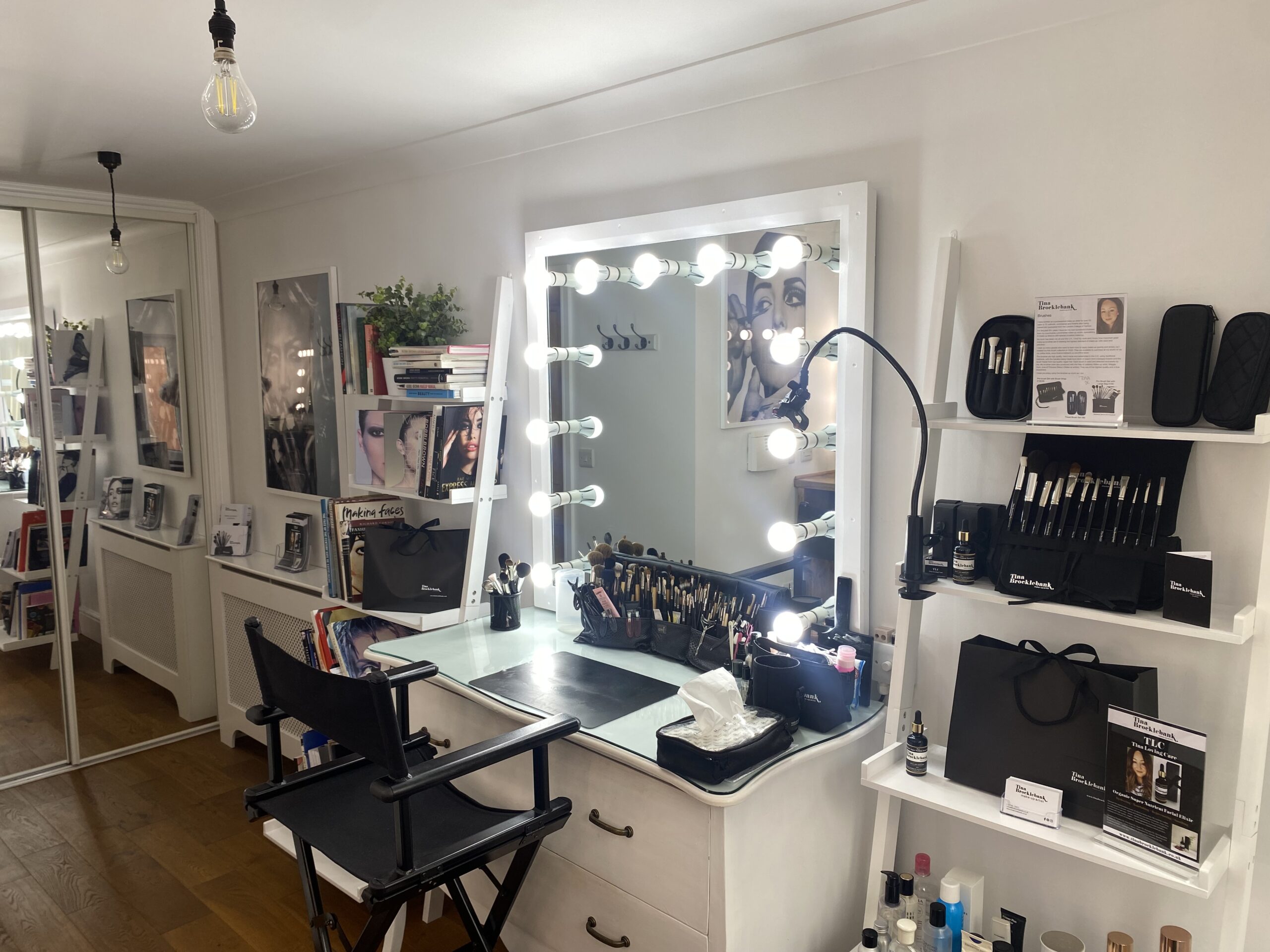Tina's Makeup studio.