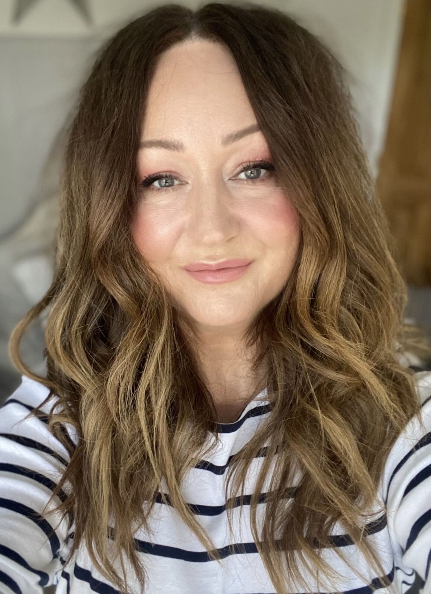 Tina Brocklebank Make-up artist.