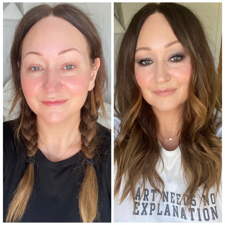 Tina, (smokey eyes).