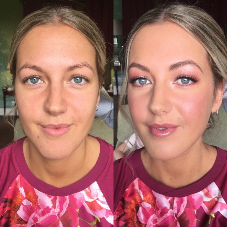 Bridesmaid makeup