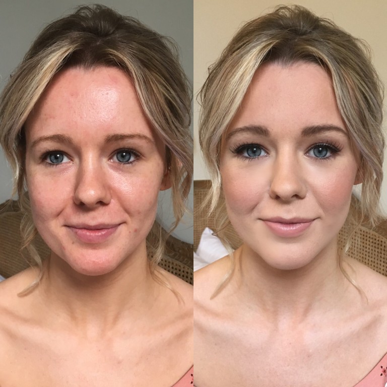 Pretty bridesmaid makeup.