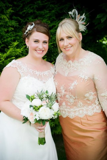 Jennifer and Mum, wedding day make-up.