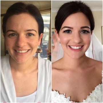 Bridal, before and after by Tina 2