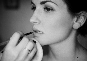 Make-up lessons.  Photography by Tracy Conway-Smith