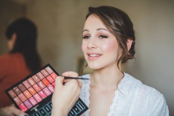 Bridal make-up by Tina Brocklebank using Bobbi Brown