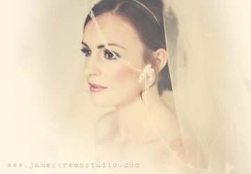 Bridal make-up by Tina Brocklebank using Bobbi Brown and Eylure false eyelashes. Photography by James Green.